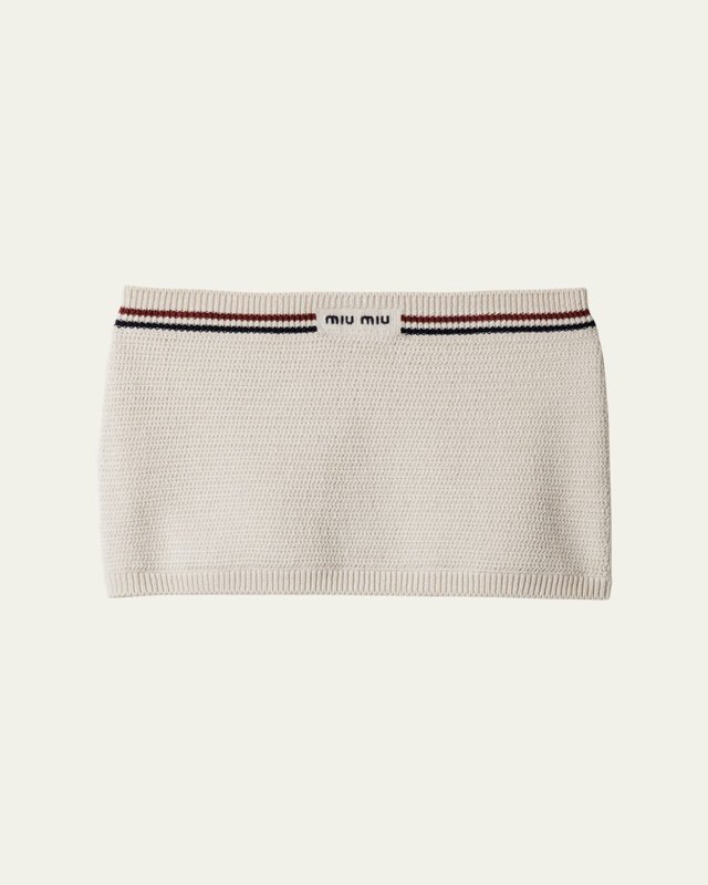 Cotton Crochet Mini Skirt
